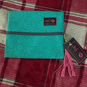 Teal Cosmetic Bag